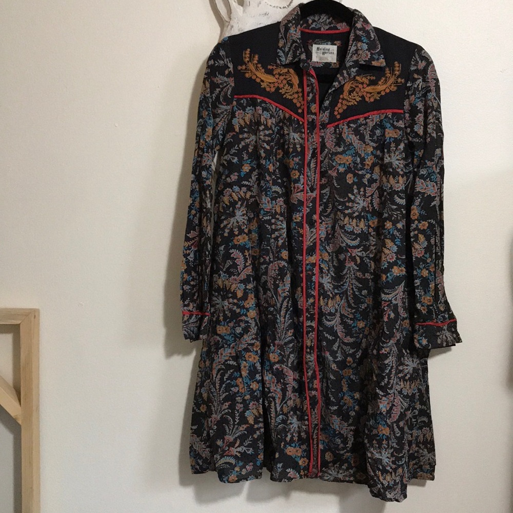 Holding Horses button up dress